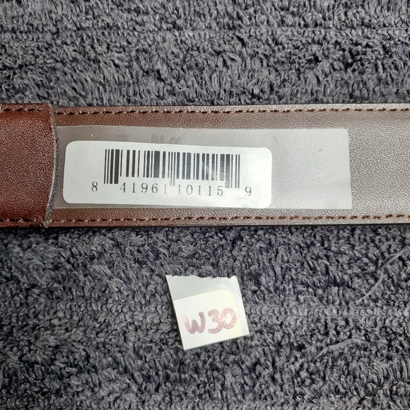 Leather Belt | Size: 38 | Color: Brown | 1-Sided | SKU: W-30 | RRR Belts - Picture 5 of 5